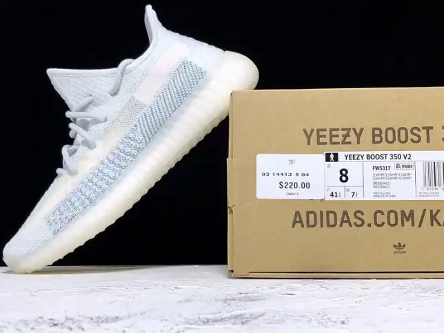 Cloud Boost Reflective V2 White FW5317 350 Adidas Yeezy 0519